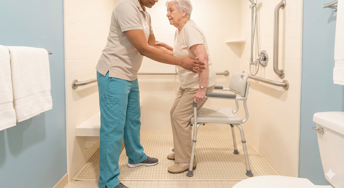 🛁 How to Bathe the Elderly Safely