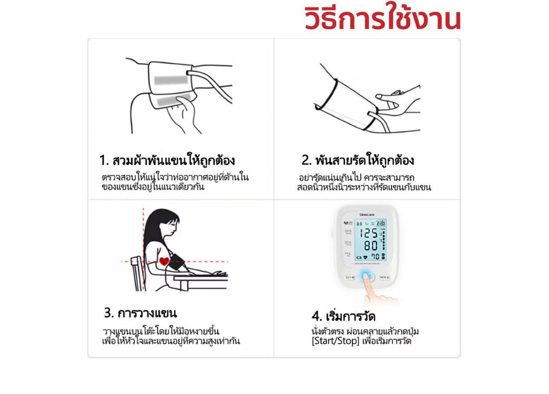 คู่มือวิธีวัดความดันโลหิตที่ถูกต้อง & วิธีเลือกซื้อเครื่องวัดความดันฉบับเข้าใจง่าย
